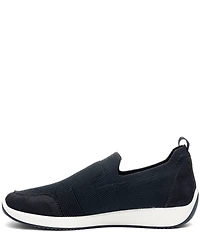 ara Lilith 2 Waterproof Microsuede and Stretch Fabric Slip On Sneakers