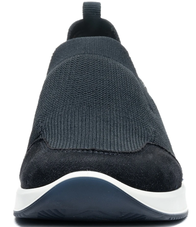 ara Lilith 2 Waterproof Microsuede and Stretch Fabric Slip On Sneakers