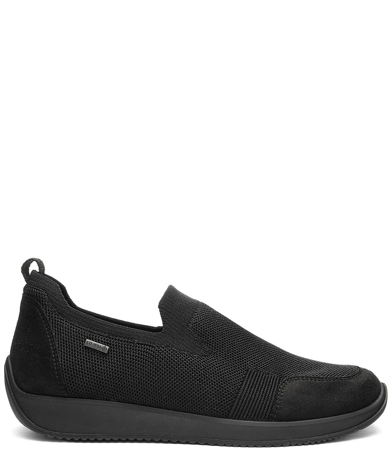 ara Lilith Woven Stretch Knit Waterproof Slip On Sneakers