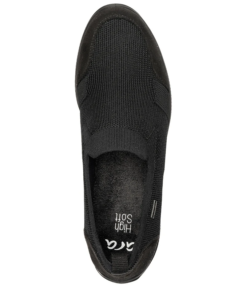 ara Lilith Woven Stretch Knit Waterproof Slip On Sneakers