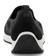 ara Lisbon Lace Rhinestone Embellished Stretch Knit Sneakers