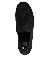 ara Lisbon Lace Rhinestone Embellished Stretch Knit Sneakers