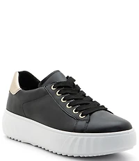 ara Mikky Leather Lace Up Platform Cupsole Sneakers