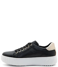 ara Mikky Leather Lace Up Platform Cupsole Sneakers