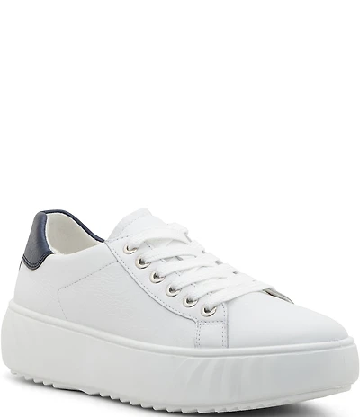 ara Mikky Leather Platform Sneakers