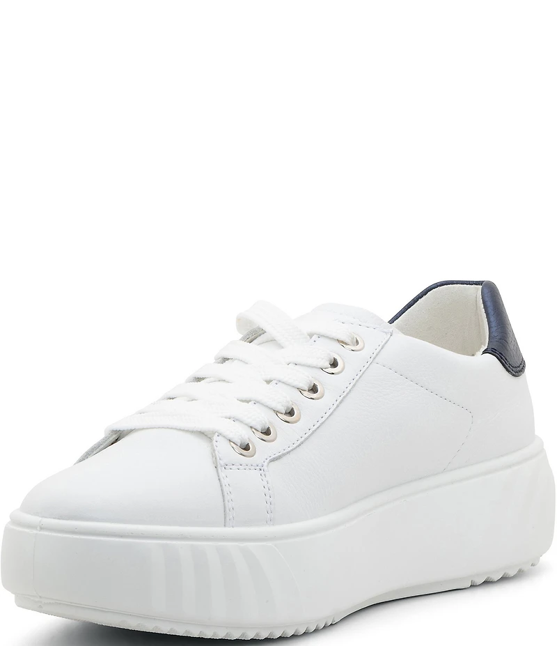 ara Mikky Leather Platform Sneakers