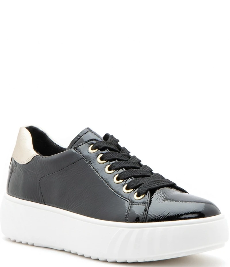 ara Mikky Patent Leather Cupsole Platform Sneakers
