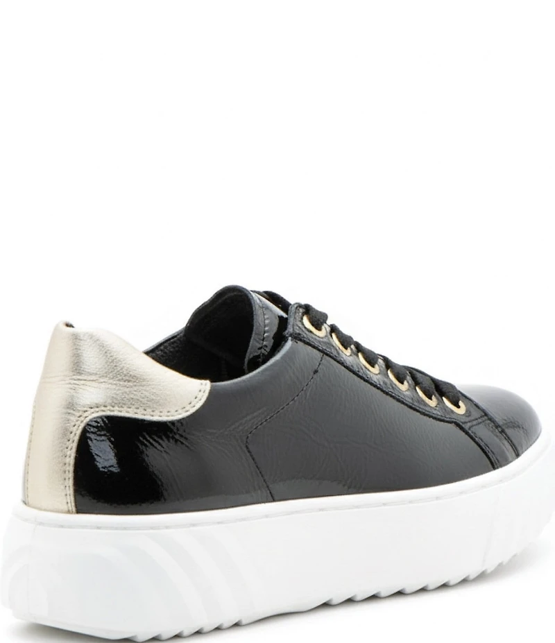 ara Mikky Patent Leather Cupsole Platform Sneakers