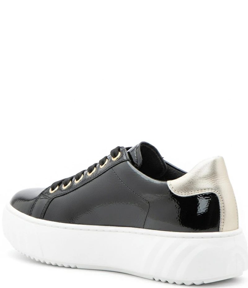 ara Mikky Patent Leather Cupsole Platform Sneakers