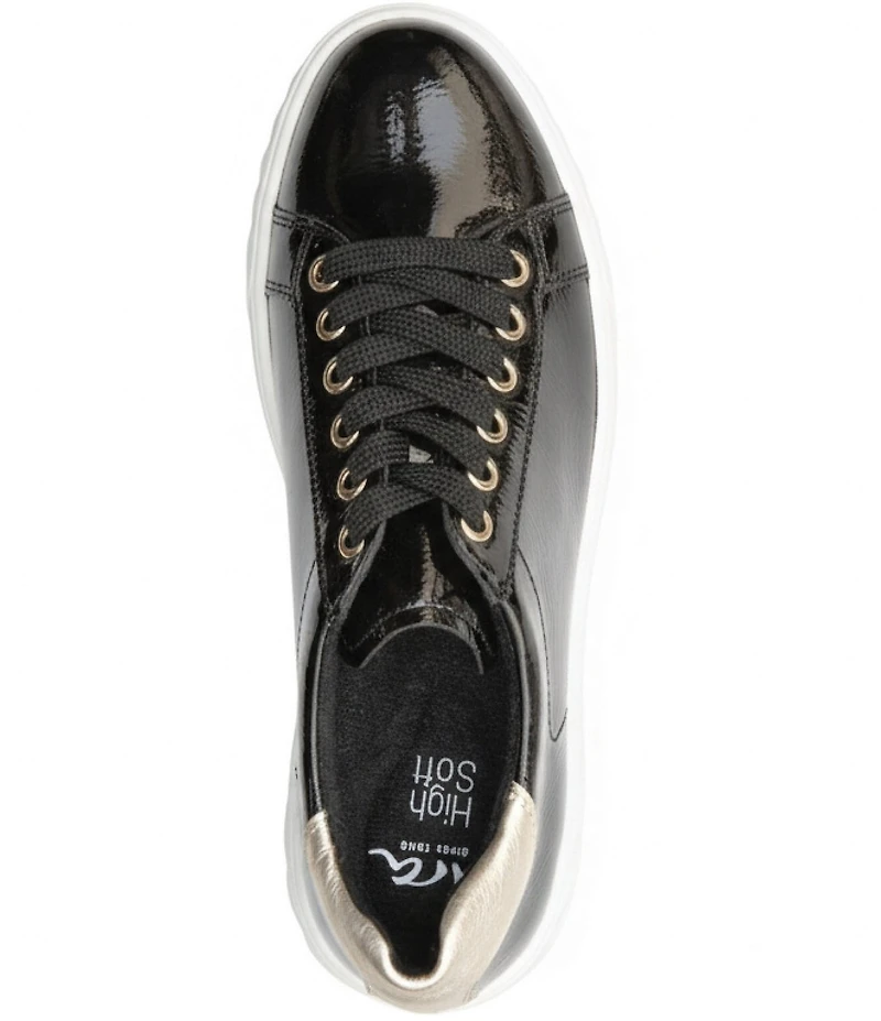 ara Mikky Patent Leather Cupsole Platform Sneakers