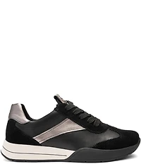 ara Myrtle Mixed Leather Side Zip Sneakers