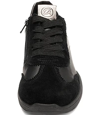 ara Myrtle Mixed Leather Side Zip Sneakers