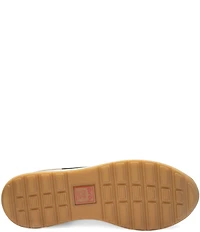 ara Oleanna Metallic Leather and Suede Side Zip Sneakers