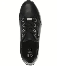 ara Ollie Leather Side Zip Sneakers