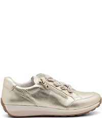 ara Ollie Leather Side Zip Sneakers