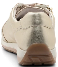 ara Ollie Leather Side Zip Sneakers