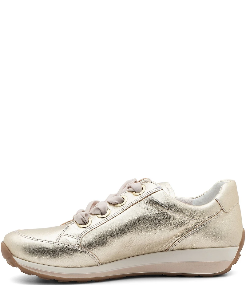 ara Ollie Leather Side Zip Sneakers