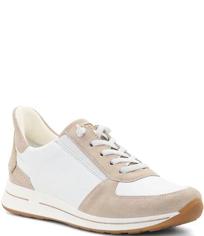ara Ovation Leather and Suede Sneakers