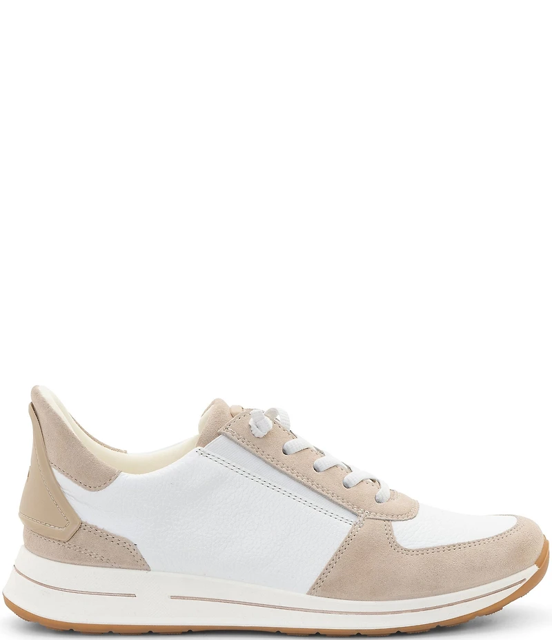 ara Ovation Leather and Suede Sneakers