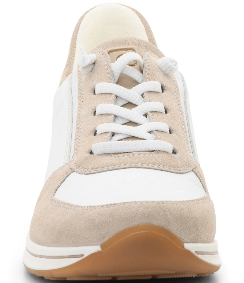 ara Ovation Leather and Suede Sneakers