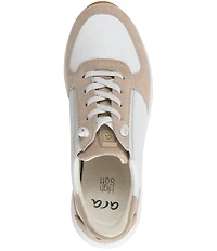 ara Ovation Leather and Suede Sneakers
