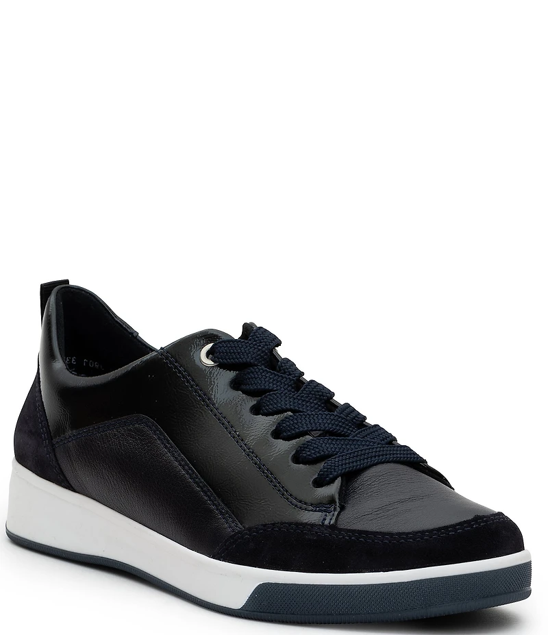 ara Redmond Leather and Suede Sneakers