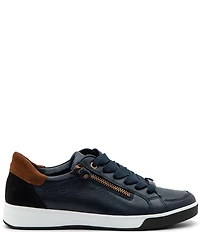 ara Rei Low Patent Leather Zip Sneakers