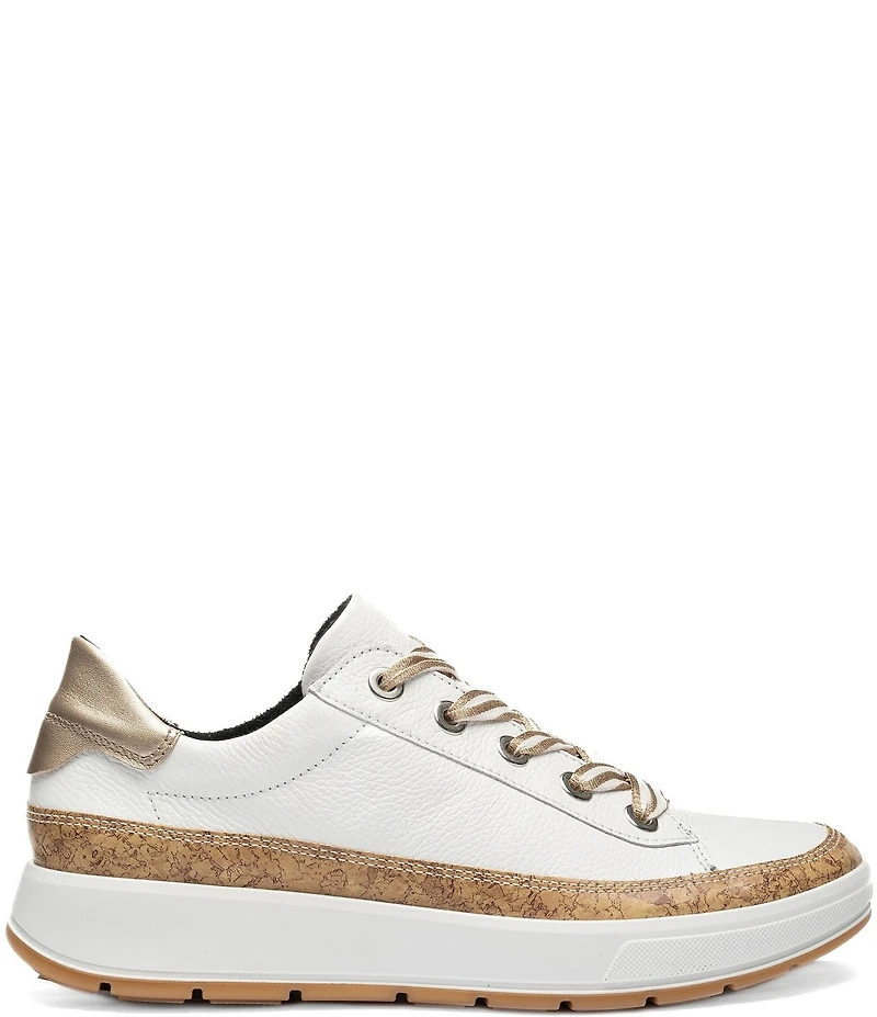 ara Rem Leather Cork Accent Sneakers