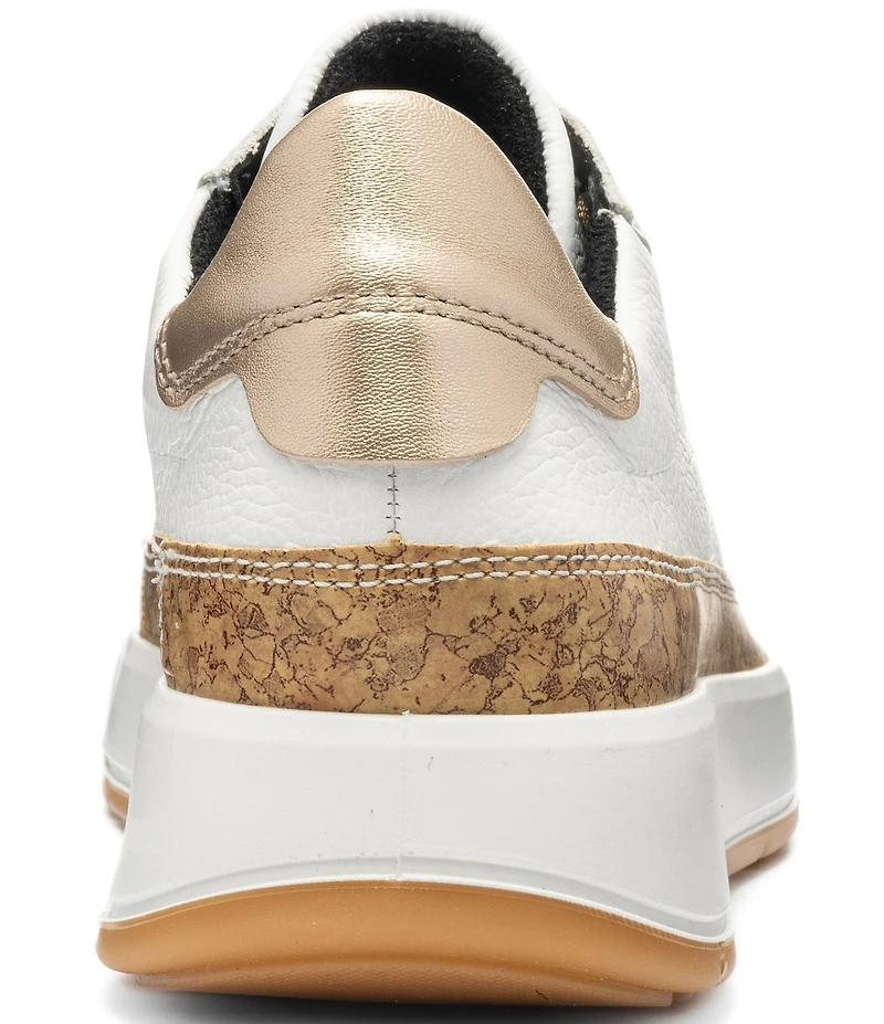 ara Rem Leather Cork Accent Sneakers