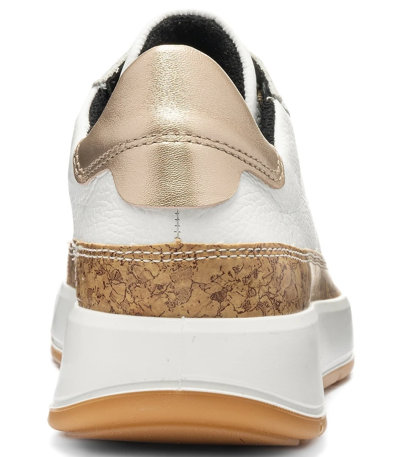 ara Rem Leather Cork Accent Sneakers