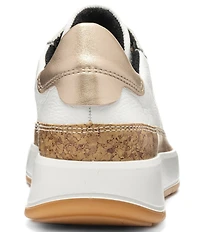 ara Rem Leather Cork Accent Sneakers