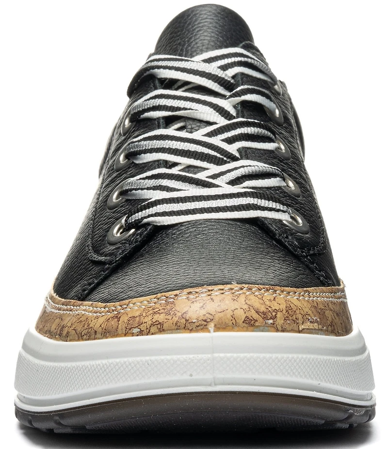 ara Rem Leather Cork Accent Sneakers
