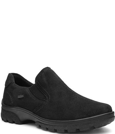ara Saber Waterproof Microsuede Slip On Sneakers