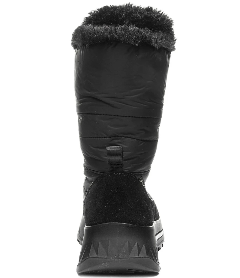ara Sayer Waterproof Suede and Textile Faux Fur Lined Winter Boots