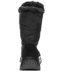 ara Sayer Waterproof Suede and Textile Faux Fur Lined Winter Boots