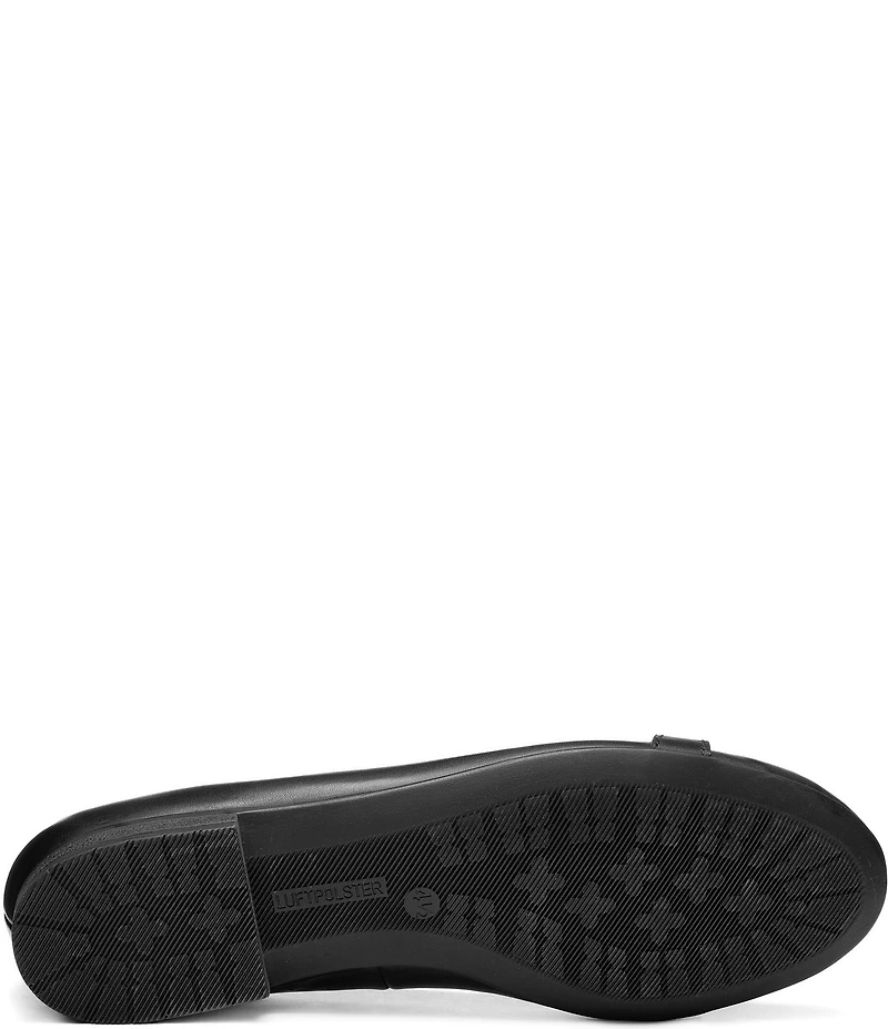 ara Siene Leather Chain Strap Hardware Flats