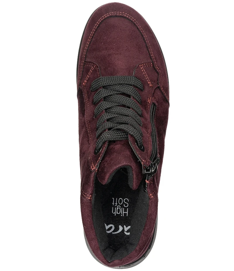 ara Thistle Waterproof Hydro-Microsuede Zip Booties