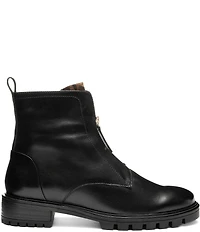 ara Tourmaline Leather Dual Zip Ankle Booties