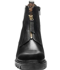 ara Tourmaline Leather Dual Zip Ankle Booties