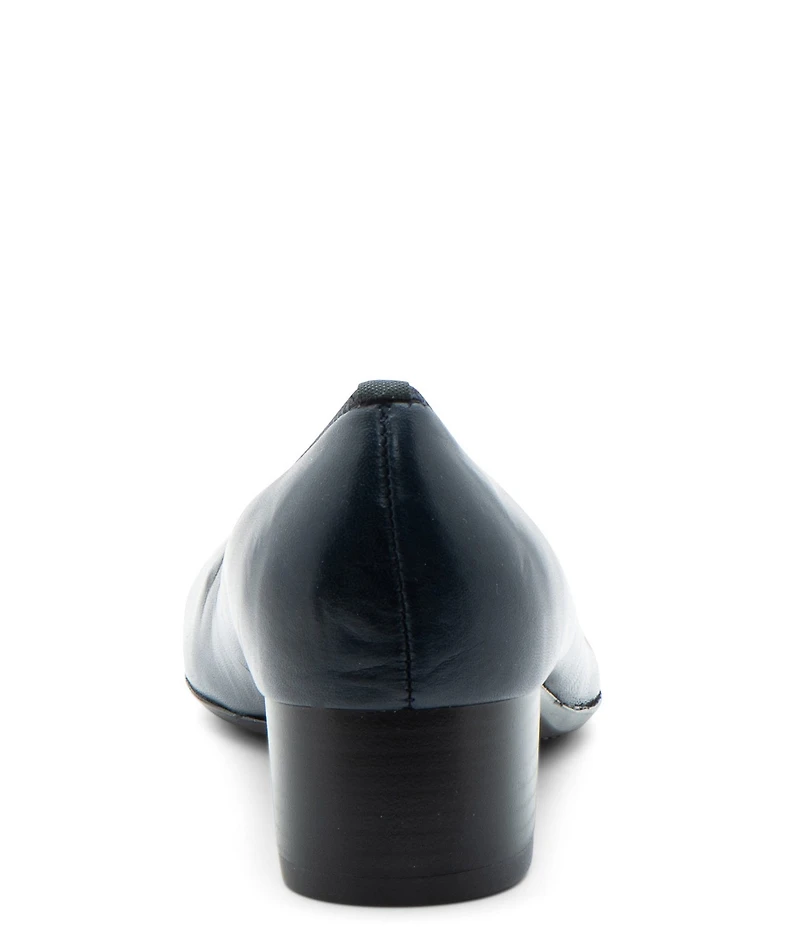 ara Vivian Leather Block Heel Pumps