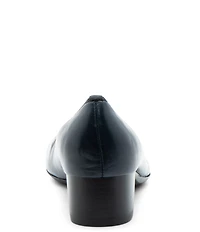 ara Vivian Leather Block Heel Pumps