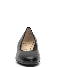 ara Vivian Leather Block Heel Pumps