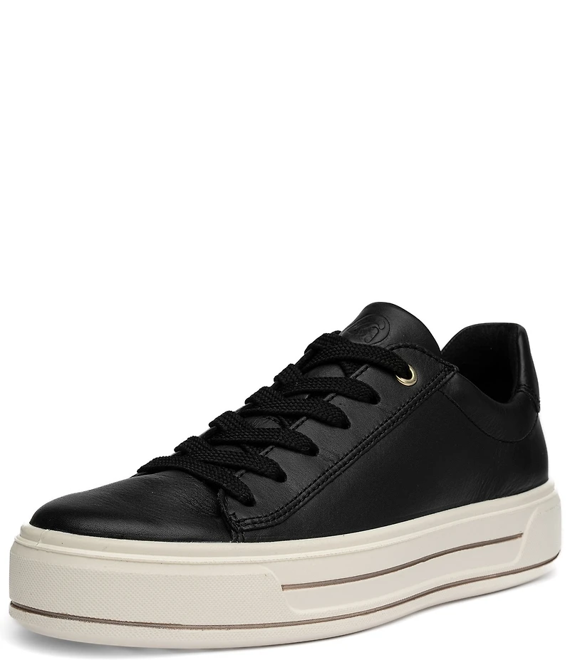ara Women's Carol Leather Platform Sneakers