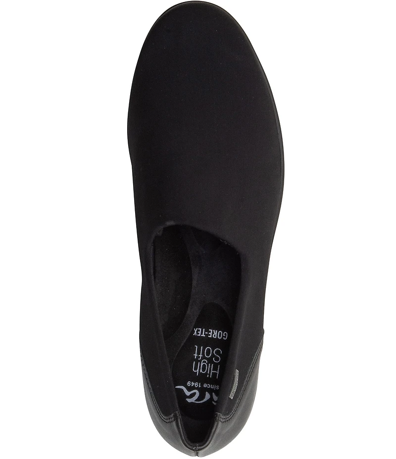 ara Zahara Waterproof Stretch Fabric Wedge Slip On Loafers