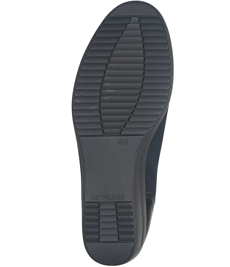 ara Zahara Waterproof Stretch Fabric Wedge Slip On Loafers