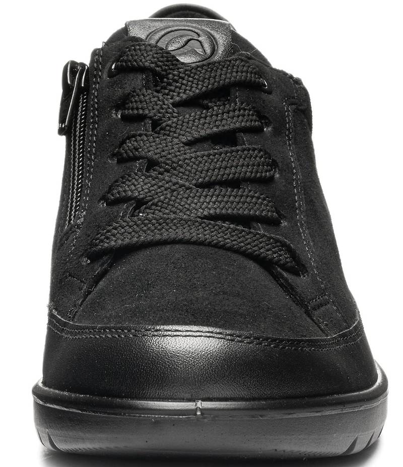 ara Zamia Leather and Suede Sneakers