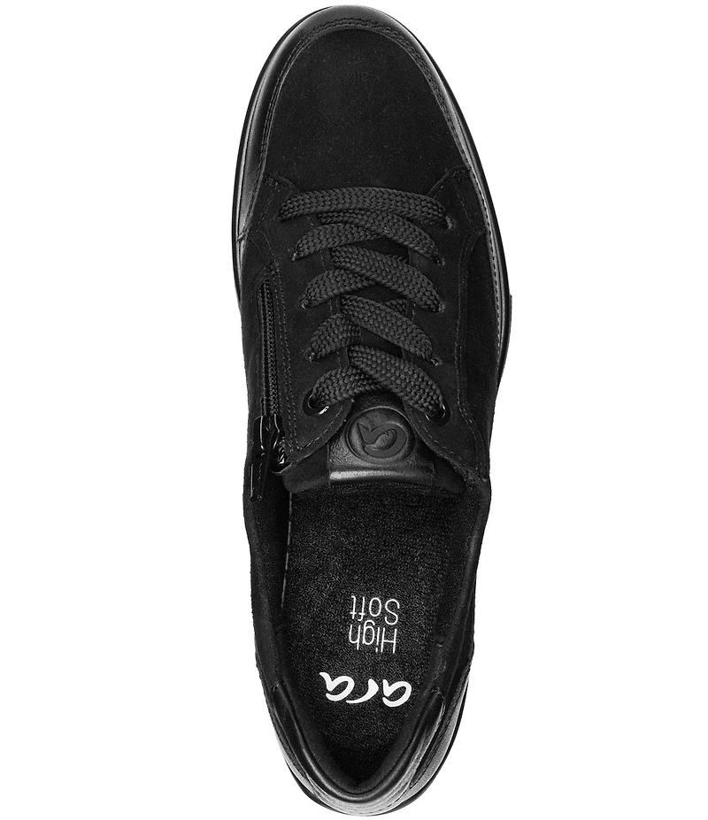 ara Zamia Leather and Suede Sneakers