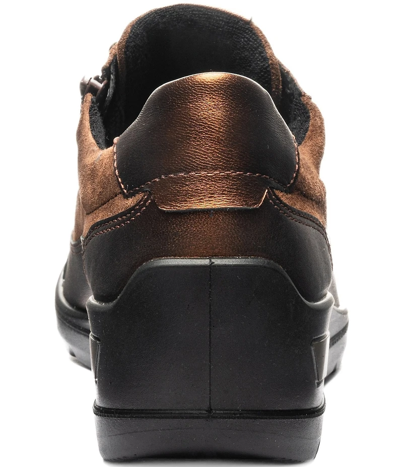 ara Zamia Leather and Suede Sneakers