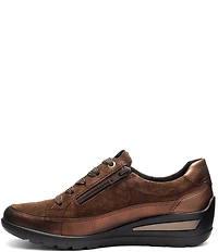 ara Zamia Leather and Suede Sneakers