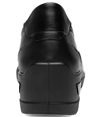 ara Zen Leather Wedge Loafers
